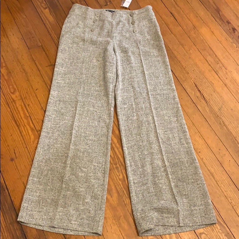 Super cute high waist sailor style pant!